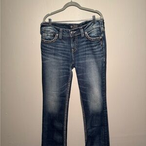 Silver Jeans Women's Boot Cut in Dark Blue